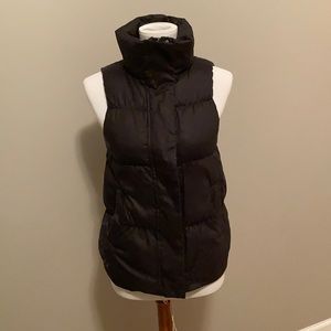 Gap black down fill vest